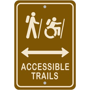 Accessible Trails Sign