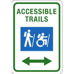 Accessible Trails Sign